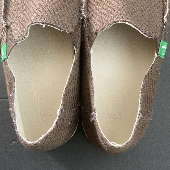 2 for $30 SANUK Shoes Rounder Hobo Mesh Men's Slip on Shoes Brown Men’s Size 8 - Picture 4 of 9